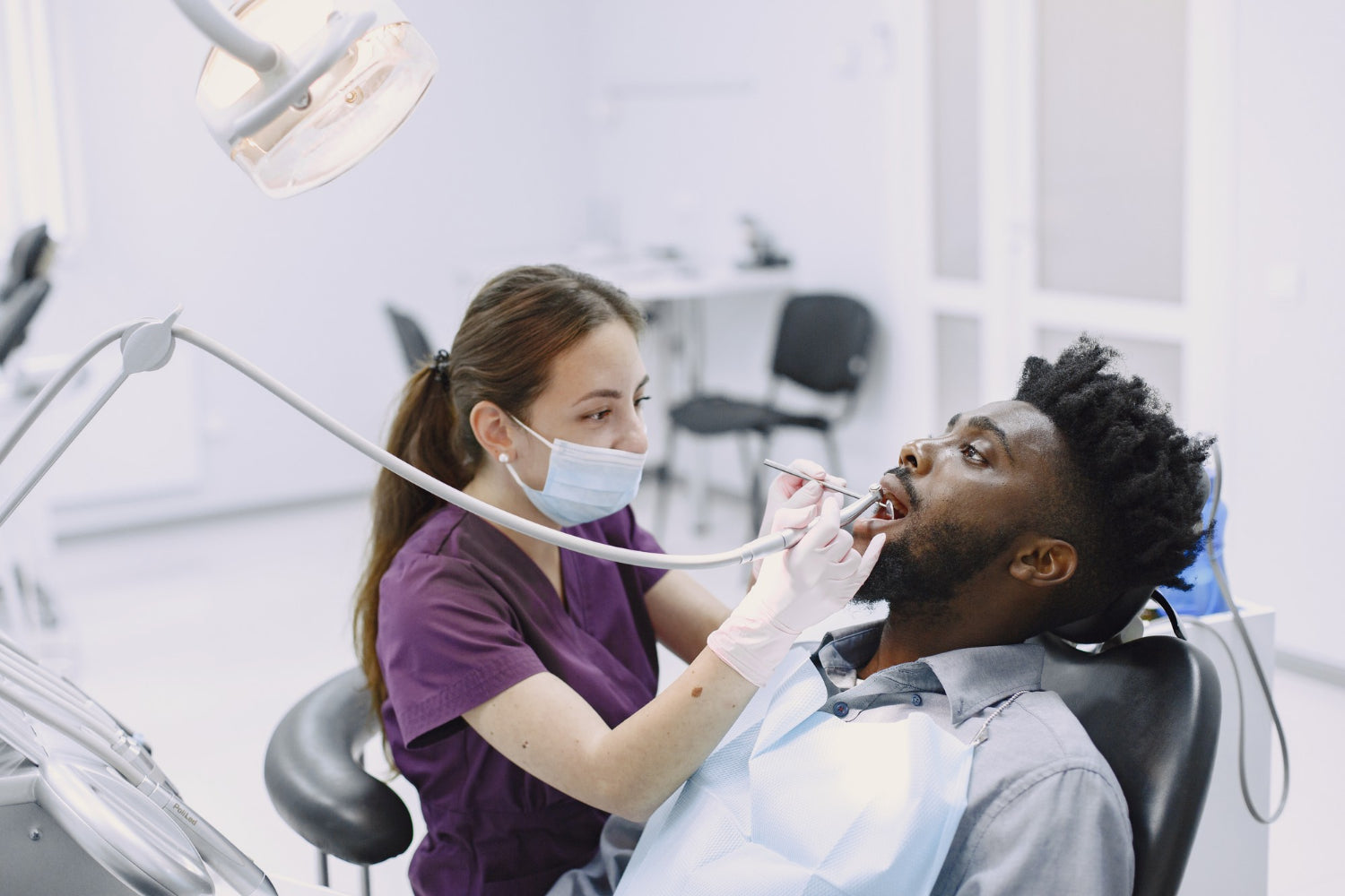 saddle stool for dental practice