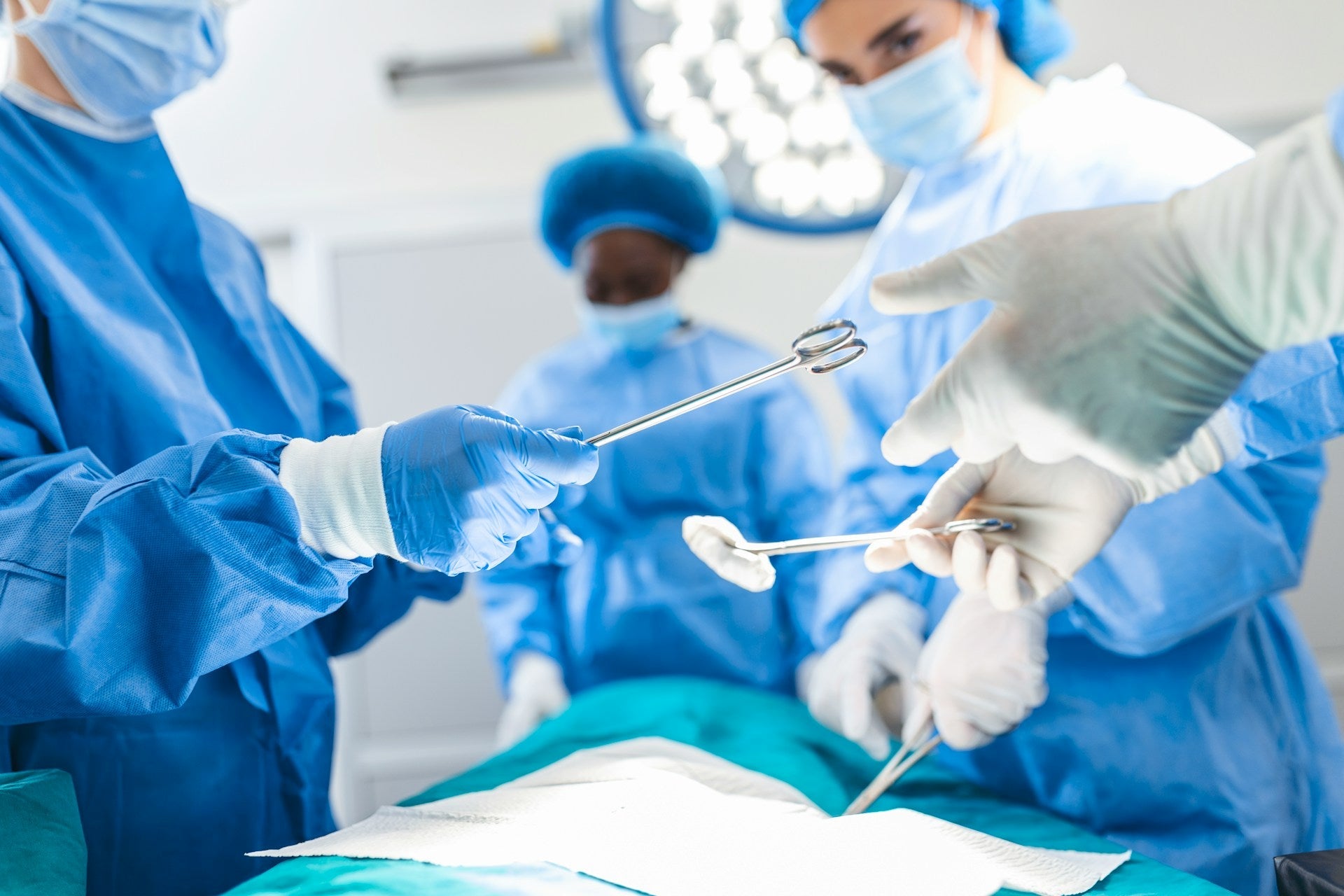 doctors conducting a surgery