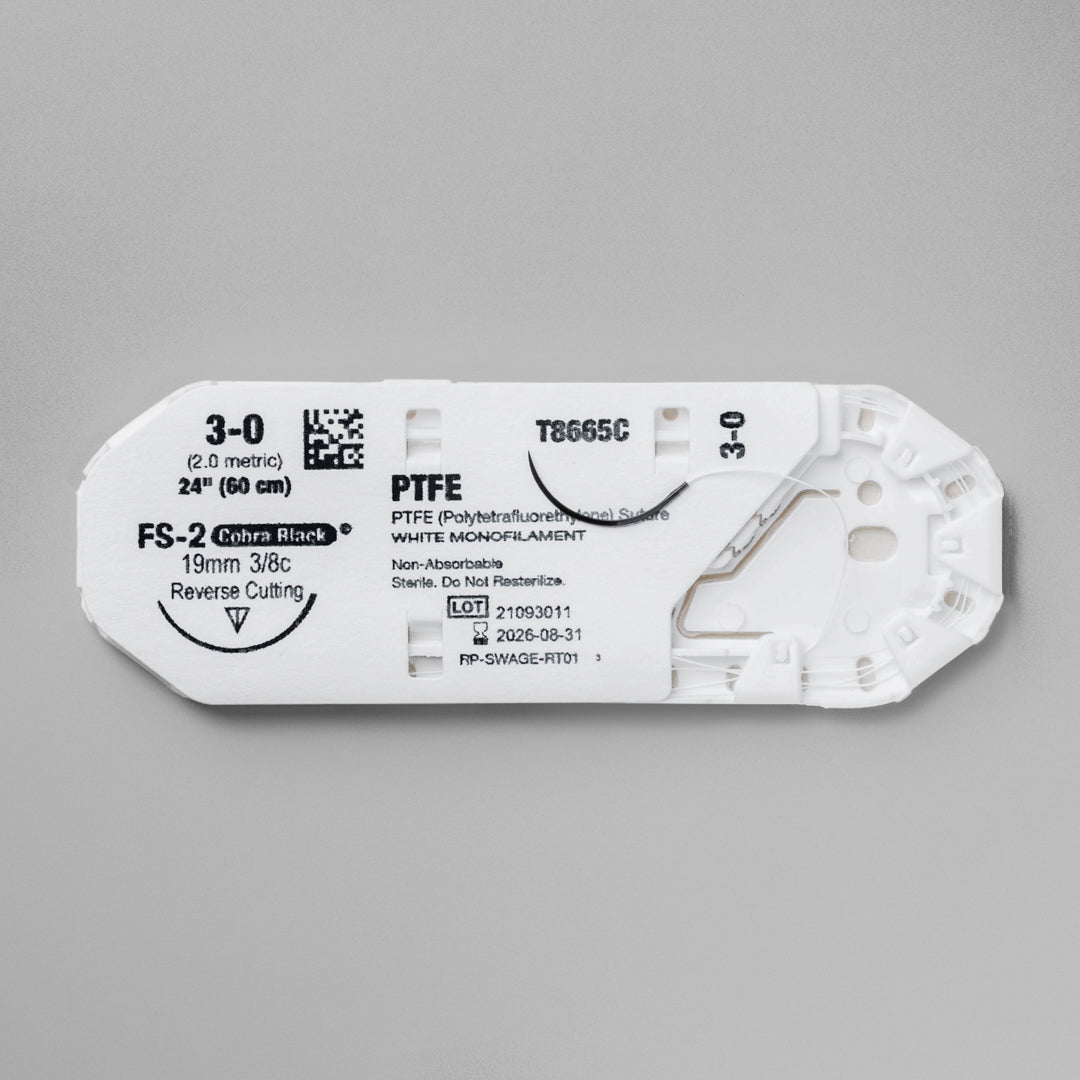 Suture 3-0 PTFE MONOTEX, aiguille 24" FS-2 | T8665C