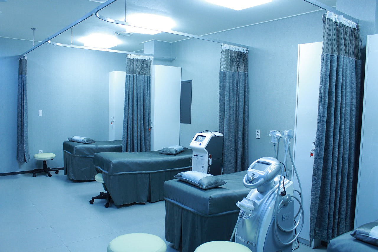 hospital ward with stools