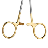 PrecisionHold Crile-Wood Needle Holder 5.5" — Tungsten Carbide Jaws for Superior Grip — view 3