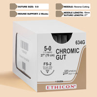 5-0 Chromic Gut Suture, 27" FS-2 Needle | 634G — view 1