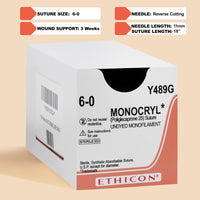 6-0 Monocryl Plus Violet Suture, 18" P-1 Needle | MCP489G — view 1