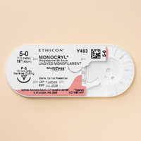 5-0 Monocryl Plus Undyed Suture, 18" P-3 Needle | MCP493G — view 2