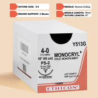 4-0 Monocryl Plus Violet Suture, 18" PS-2 Needle | MCP513G — view 1
