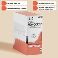 4-0 Monocryl Plus Violet Suture, 36" FS-2 Needle | MCP922H — view 1