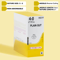 4-0 Plain Gut Suture, 27" FS-2 Needle | H821H — view 1