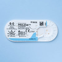 6-0 Prolene Blue Suture, 18" PC-3 Needle | 8636G — view 2