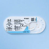 5-0 Prolene Blue Suture, PS-3 Needle | 8681G — view 2