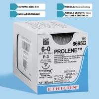 6-0 Prolene Blue Suture, 18" P-3 Needle | 8695G — view 1
