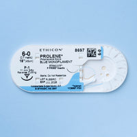 6-0 Prolene Blue Suture, 18" P-1 Needle | 8697G — view 2