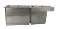 Dental Prep Table with SS tub and Cabinets (middle) — view 4
