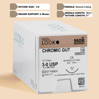 3-0 Chromic Gut Suture, 27" C-6 Needle | 560B — view 1