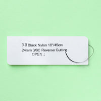 3-0 Nylon Black Suture, 18" C-7 Needle | 925B — view 2