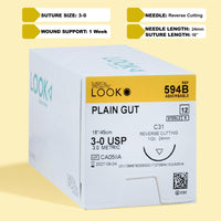 3-0 Plain Gut Suture, 18" C-31 Needle | 594B — view 1