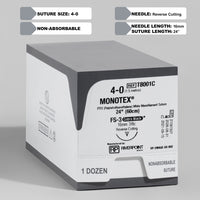 4-0 PTFE MONOTEX Cobra Black Suture, 24" FS-3 Needle | T8001C — view 1