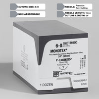 6-0 PTFE MONOTEX Suture, 24" P-3 Needle | T8695C — view 1