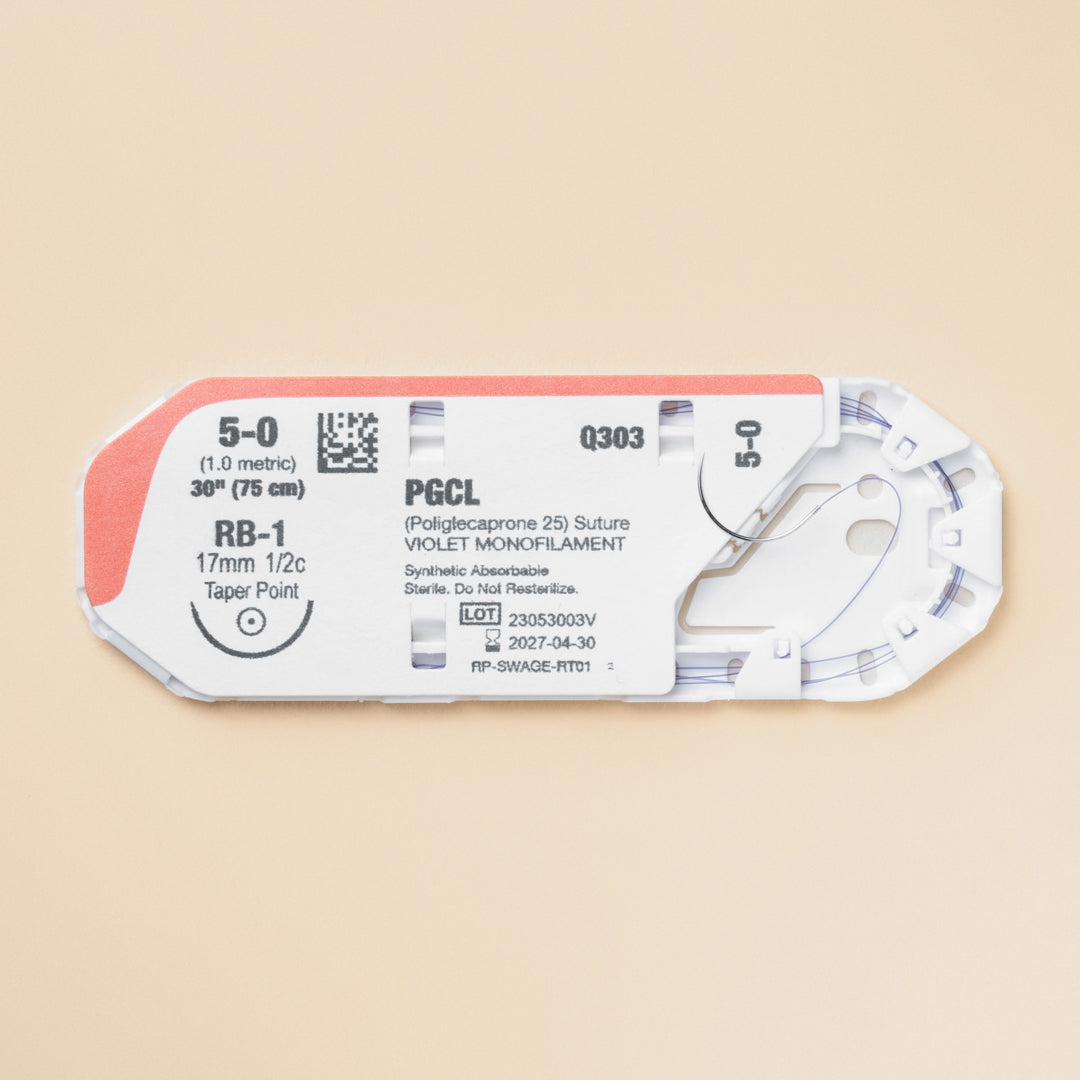 Suture Violette MONOPRO 5-0, Aiguille RB-1 30" | PM303