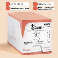 4-0 MONOPRO Violet Suture, 30" RB-1 Needle | PM304 — view 1