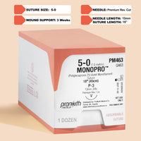 5-0 MONOPRO Suture, 18" P-3 Needle | PM463 — view 1