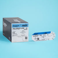 6-0 Polypropylene Blue Suture, 18" PS-3 Needle | J8680N — view 3