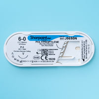 6-0 Polypropylene Suture, 18" P-3 Needle | J8695N — view 2