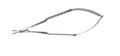 Ciseaux Laschal 13 cm avec lames courbées à bec de canard, bout mousse/mousse de 1,25 cm