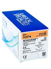Suture 4-0 Monoderm Violette, aiguille PS-2 de 18 po | Y513N — view 1